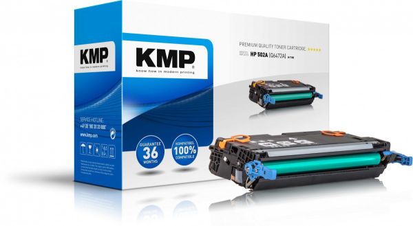 KMP H-T105 Tonerkartusche ersetzt HP 502A (Q6472A)/ Canon 717Y