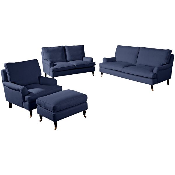 Max Winzer Passion Sofa 3-Sitzer (2-geteilt) dunkelblau