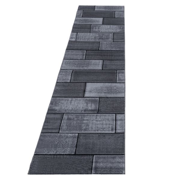 Ayyildiz Teppich, PLUS 8007, BLACK, 80 x 300 cm