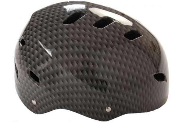 Volare Fahrrad/Skate Helm Grau - Kopfumfang 55-57 cm, TÜV/GS geprüft