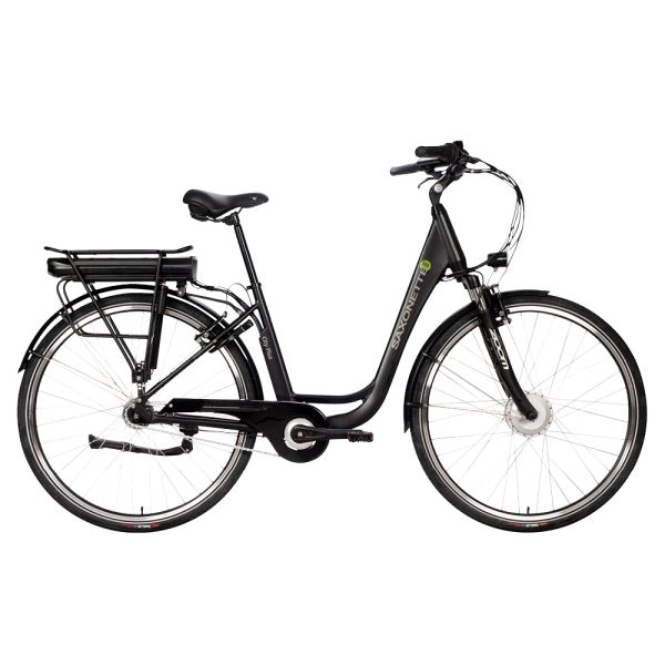SAXONETTE – City E-Bike München – schwarz – Rahmenhöhe 50 cm