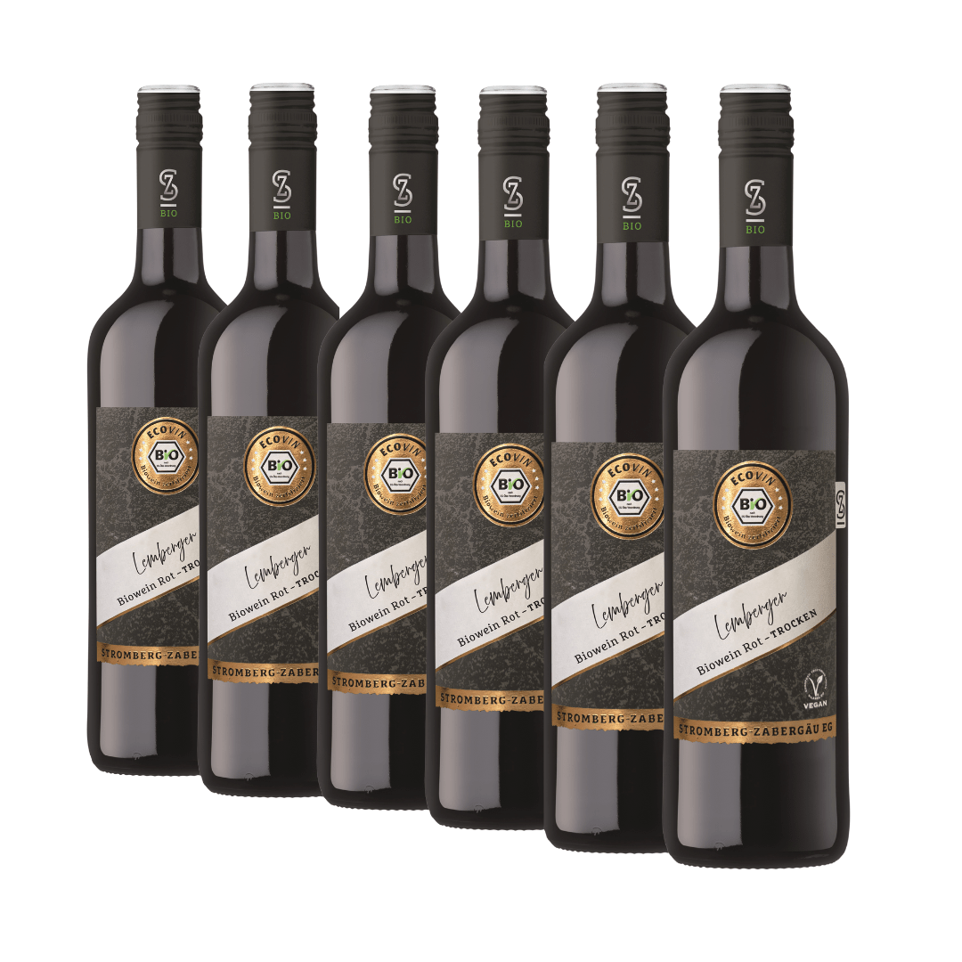 Brackenheimer Lemberger Qualitätswein Trocken Ecovin 0,75l 6er Karton Württembergische WZG Norma24 DE