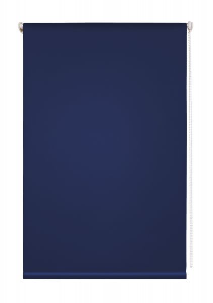 Lichtblick Thermo-Rollo Klemmfix, ohne Bohren, Verdunkelung - Blau, 90 cm x 220 cm (B x L)