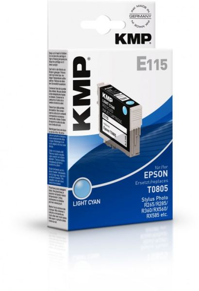 KMP E115 Tintenpatrone ersetzt Epson T0805 (C13T08054011)