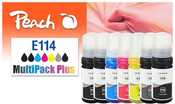 Peach Spar Pack Plus Tintenpatronen, ersetzt Epson No. 114