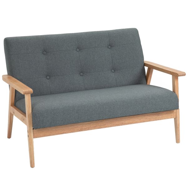 2-Sitzer-Sofa - Grau, ca. 115 x 66,5 x 73 cm