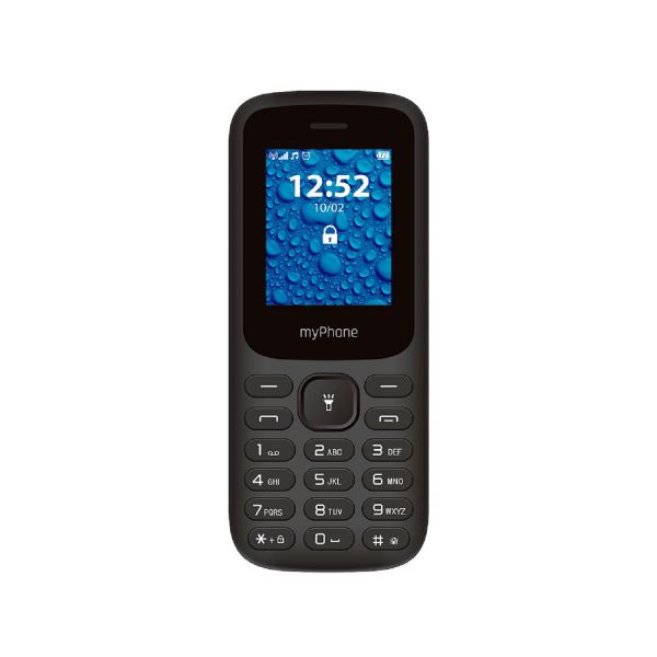 myPhone 2220 Mobiltelefon 1.77"-Display, 600 mAh, Dual Sim, 2G Schwarz