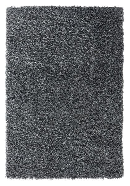 Teppich Elodie, 100cm x 150cm, Farbe Dunkelgrau, rechteckig, Florhöhe 37mm