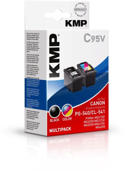 KMP C95V Tintenpatrone ersetzt Canon PG540 (5225B005), Canon CL541 (5227B005)