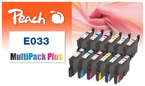 Peach Spar Pack Plus Tintenpatronen ersetzt Epson T0331-T0336