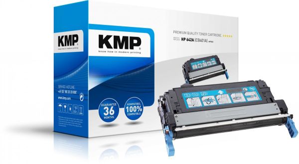 KMP H-T141 Tonerkartusche ersetzt HP 642A (CB401A)