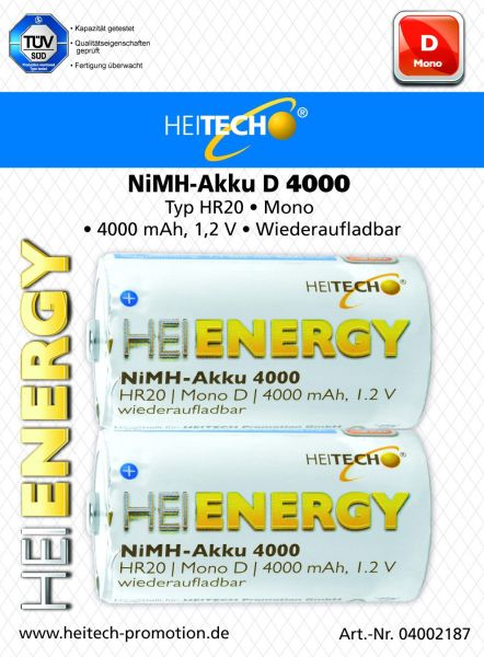 Heitech HR20 / Mono / D, 4000 mAh
