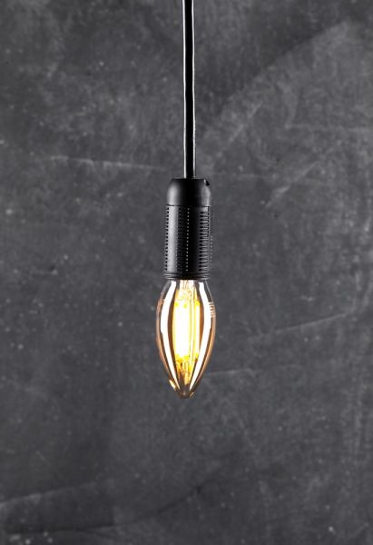 I-Glow Leuchtmittel Filament Gold - Kerze, E14, 4W