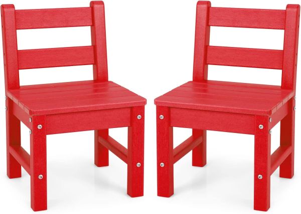 3-teiliges Tisch- & Stuhlset, Spieltisch-Set für Kleinkinder aus Holz