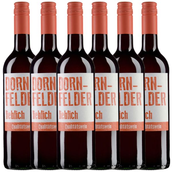 Andreas Oster Dornfelder Rhh./ Pfalz Qualitätswein lieblich 1l - 6er Karton