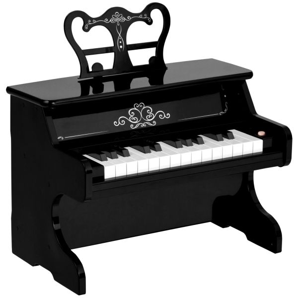 HOMCOM Kinder Elektronisches Klavier Mini-Klavier 25 Tasten Kinderpiano Keyboard für 3-6 Jahre Musik