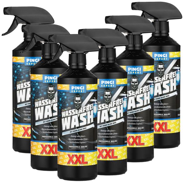 XXL Pingi Expert Wasserfrei Wash - 6er-Set