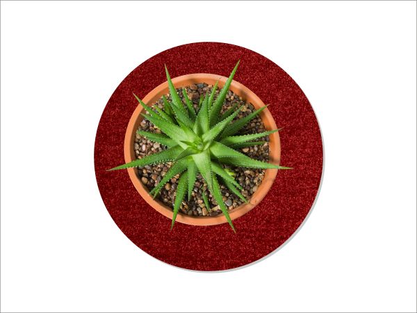 Keilbach Blumentopf Unterlage, ⌀ 40,0 cm, rot