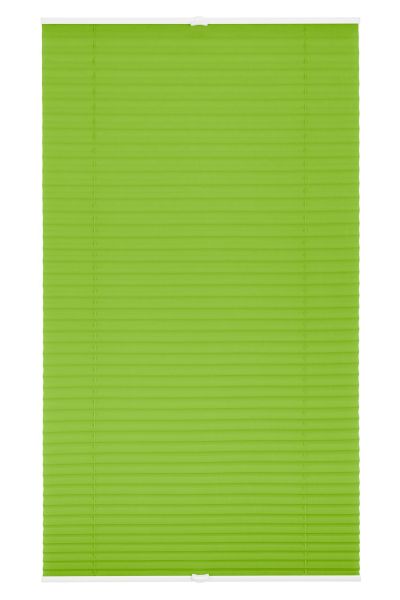 Lichtblick Plissee Klemmfix, ohne Bohren, verspannt - Grün, 80 cm x 130 cm (B x L)