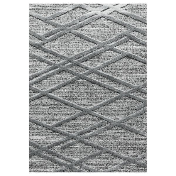 Ayyildiz Teppich, PISA 4706, GREY, 280 x 370 cm