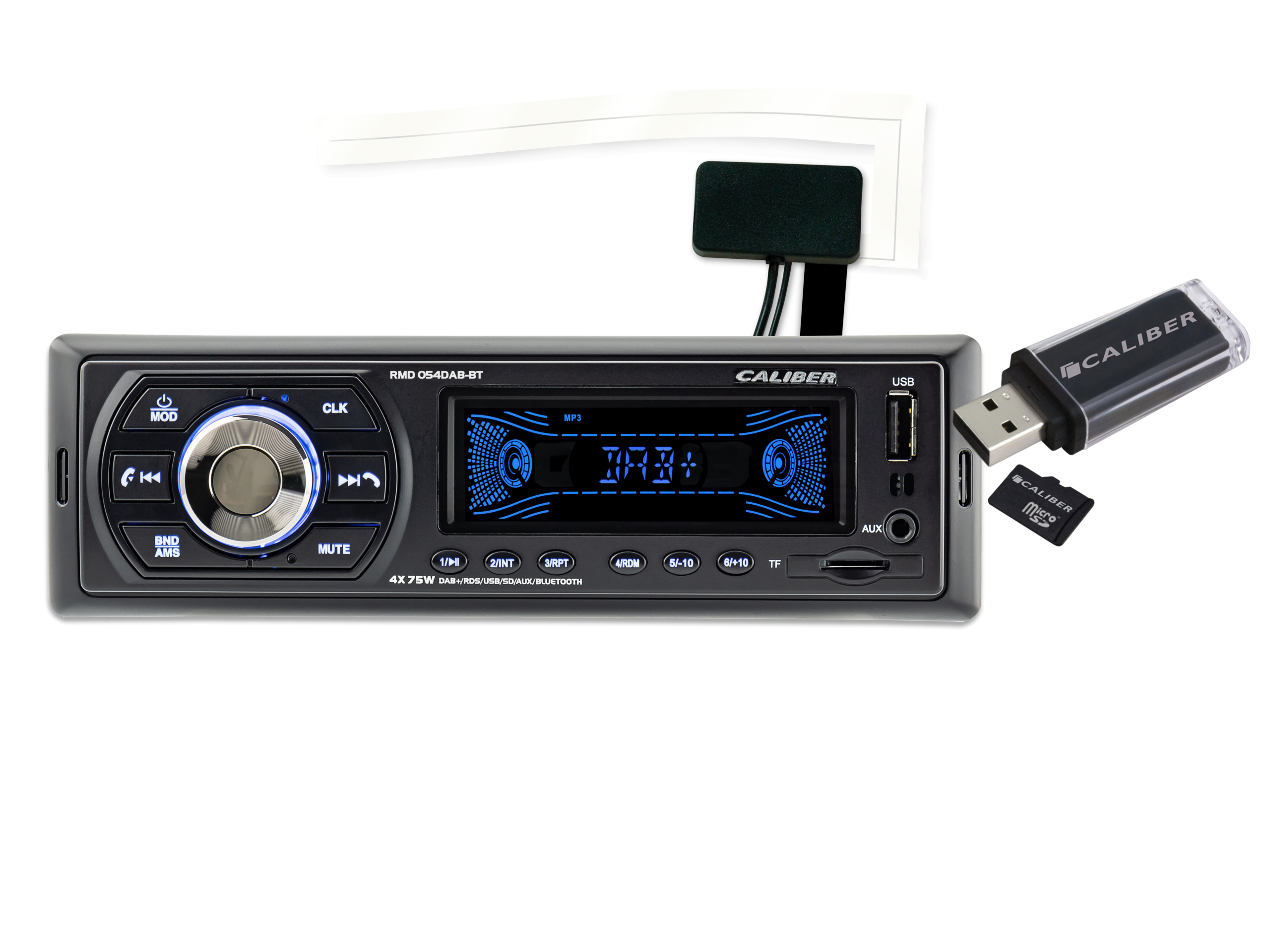 Caliber RMD054DAB-BT Autoradio Bluetooth®-Freisprecheinrichtung, DAB+ Tuner