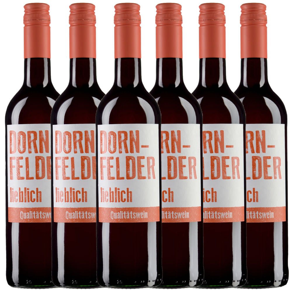 Andreas Oster Dornfelder Rhh./ Pfalz Qualitätswein lieblich 1l - 6er Karton  | Norma24