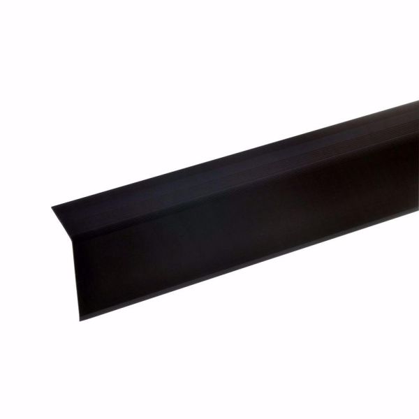 Alu Treppenwinkel-Profil 100cm 52x30mm bronze dunkel selbstklebend