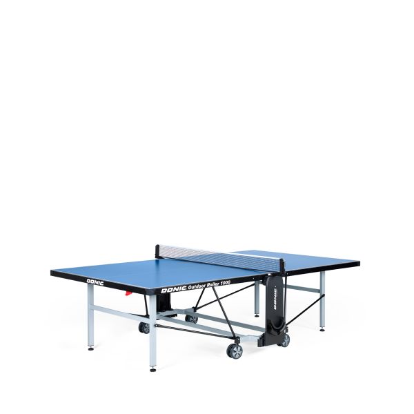 | blau Norma24 Tischtennisplatte 1000, DONIC Outdoor Roller