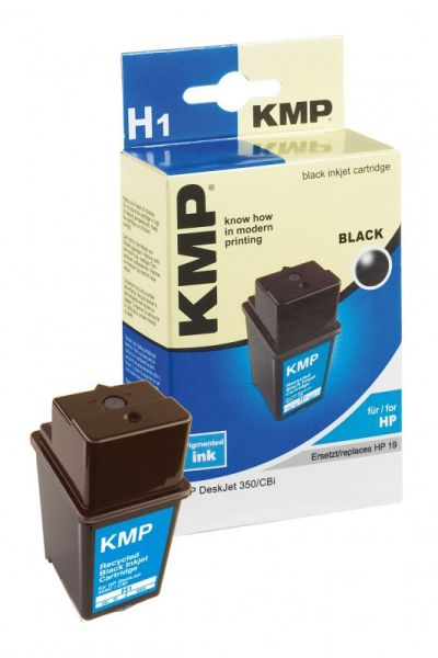 KMP H1 Tintenpatrone ersetzt HP 19 (C6628AE)