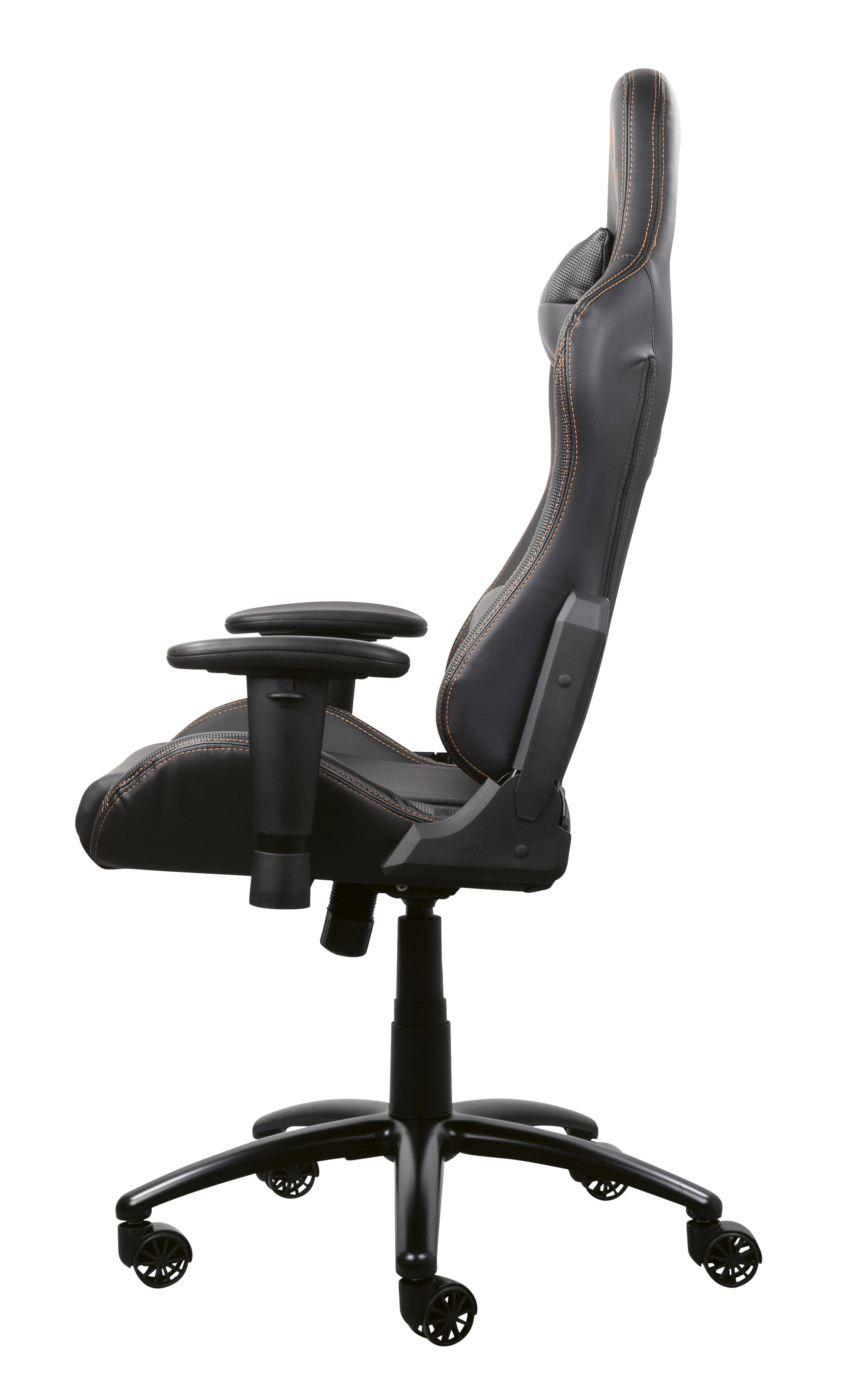 DELTACO Gaming Stuhl, Kunstleder, schwarz