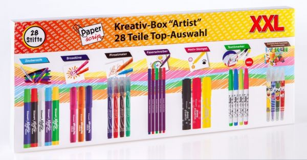 Paper Scrip Kreativ-Box „Artist“ - 28 tlg.