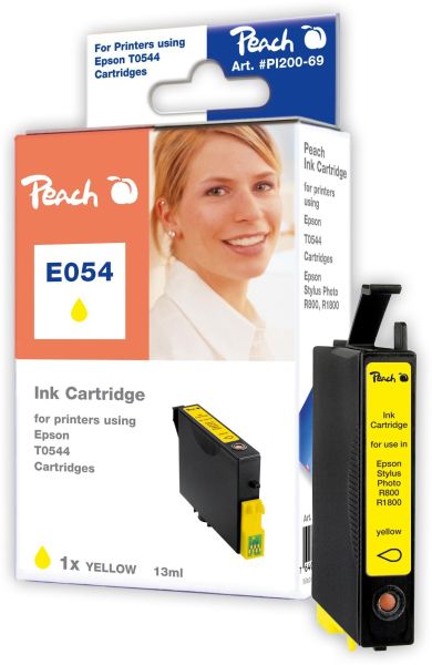 Peach Tintenpatrone gelb kompatibel zu Epson T0544