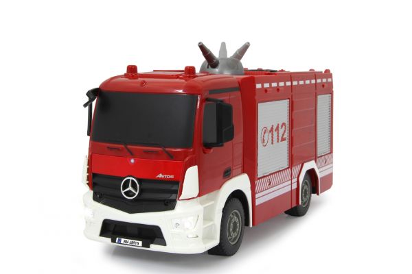 JAMARA Feuerwehr TLF mit Spritzfunktion Mercedes-Benz Antos 1:26 2,4GHz