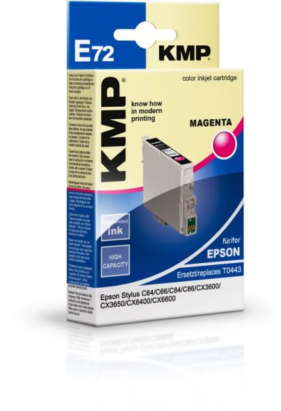 KMP E72 Tintenpatrone ersetzt Epson T0443 (C13T04434010)