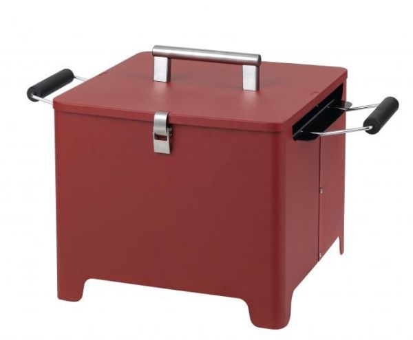Tepro, Chill&Grill Holzkohlengrill "Cube" rot