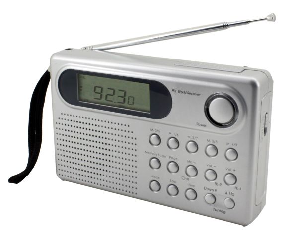 Soundmaster Weltempfänger PLL-Radio mit 400 Festsendespeicher