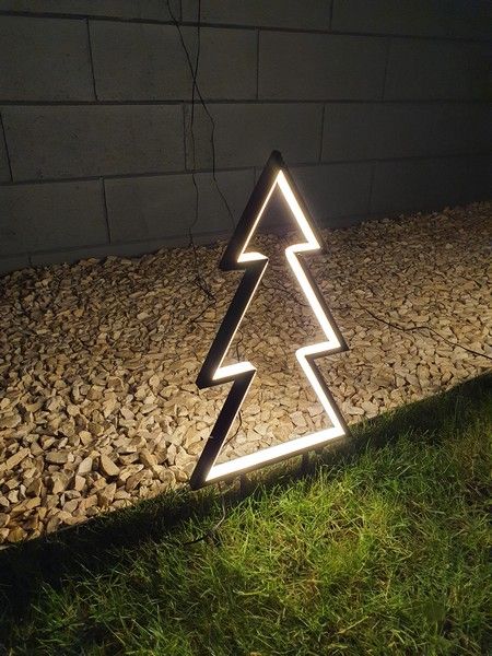 Star-Max Gartenstecker-Tanne, 240 warmweiße LEDs