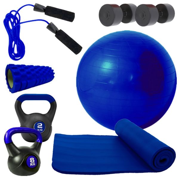 Lamar Fitness-Set V2 - blau