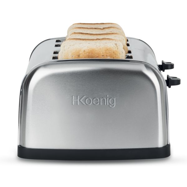 H.Koenig Toaster TOS14 - 4 Scheiben, 1500W