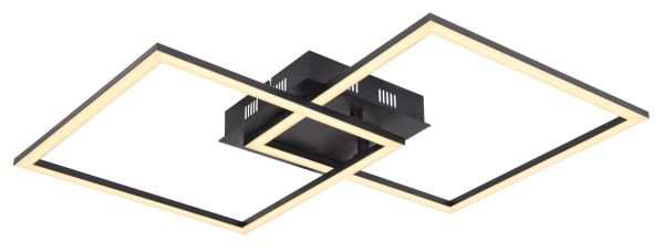 Globo Lighting - TINY - Deckenleuchte Metall schwarz matt, LED