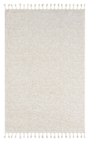 Teppich Moroccan Retreat, 160 cm x 230 cm, Farbe weiß, rechteckig, Florhöhe 19mm