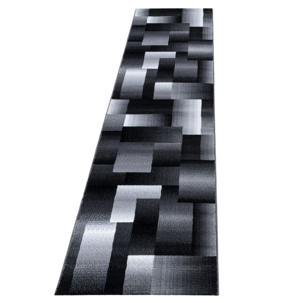 Ayyildiz Teppich, MIAMI 6560, BLACK, 80 x 300 cm