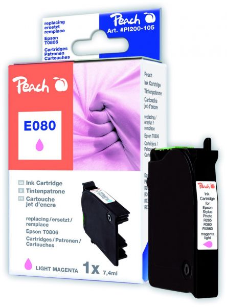 Peach Tintenpatrone magenta light kompatibel zu Epson T0806