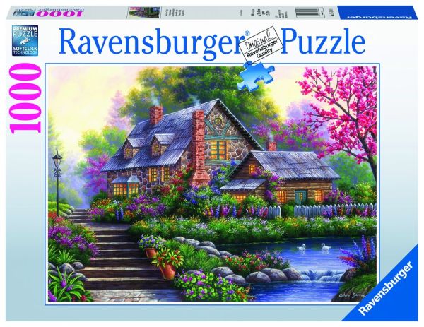 Ravensburger 1.000 Teile Puzzle - Romantisches Cottage