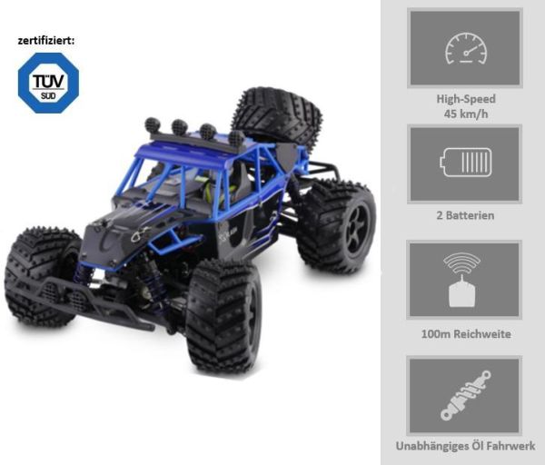 Overmax RC Buggy X-Flash mit LED 45km/h