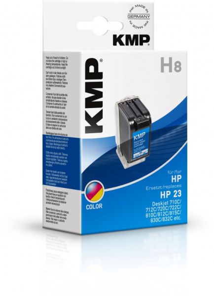 KMP H8 Tintenpatrone ersetzt HP 23 (C1823DE)