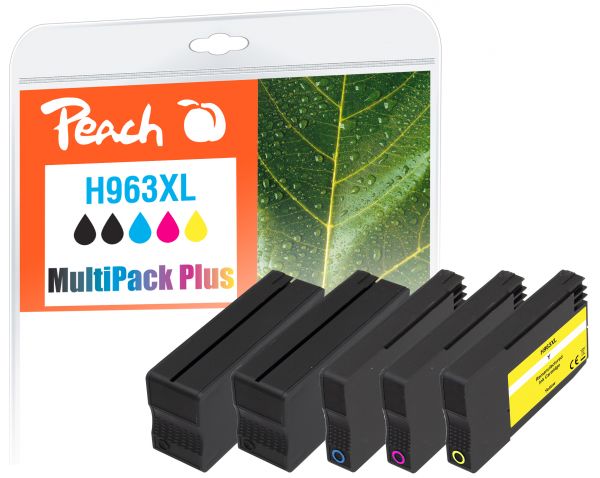 Peach Spar Pack Plus Tintenpatronen ersetzt HP No. 963XL