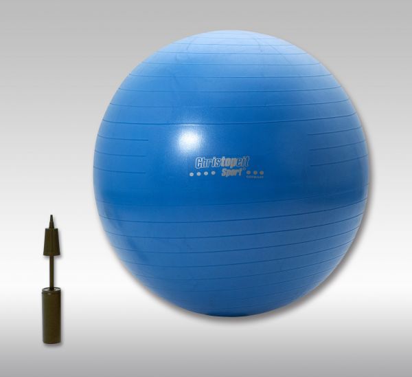 Christopeit Sport Gymnastikball 75 cm blau