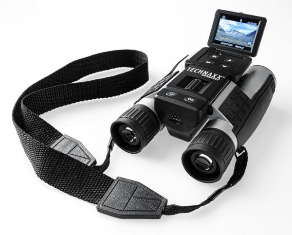 Technaxx Full HD Fernglas Camcorder mit Akku +  Display TX-142