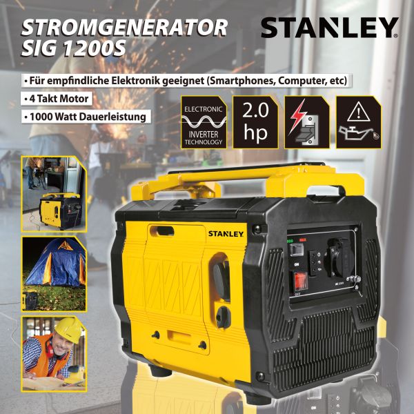 Stanley Stromgenerator SIG 1200S